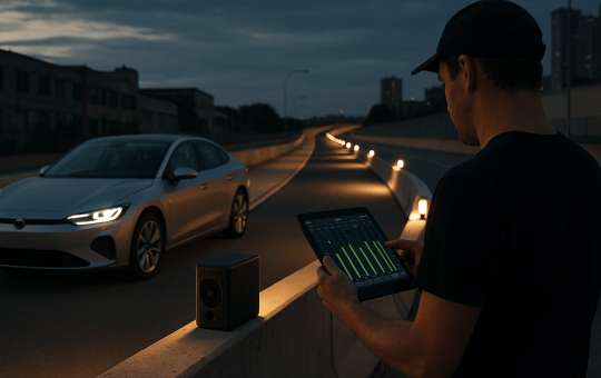 Sennheiser and smart bring immersive in-car audio to urban test track