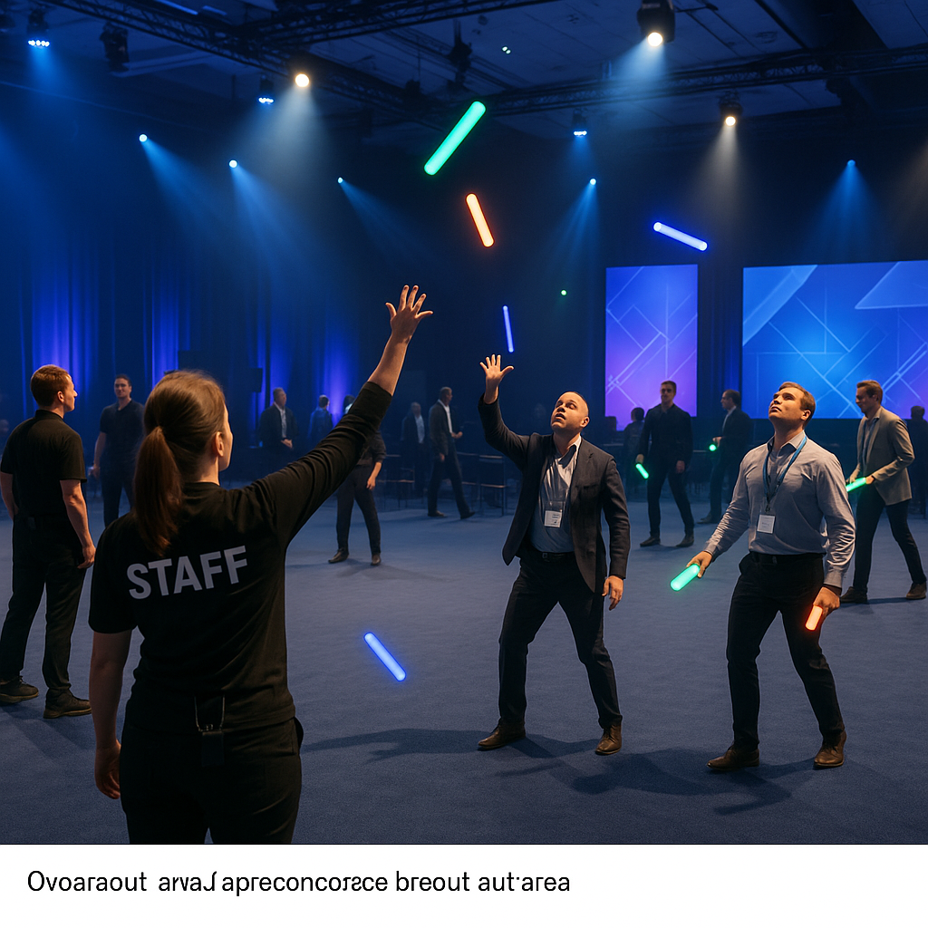 Interactive catching games emerge as a trending activity at corporate and live events