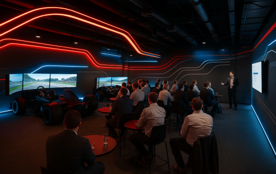F1 Arcade explores hybrid motorsport-themed venues for corporate events