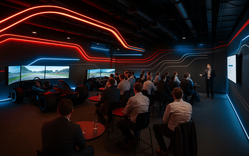 F1 Arcade explores hybrid motorsport-themed venues for corporate events