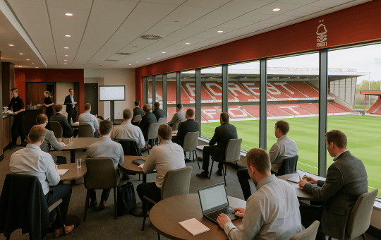Nottingham Forest expands corporate event lounges at City Ground