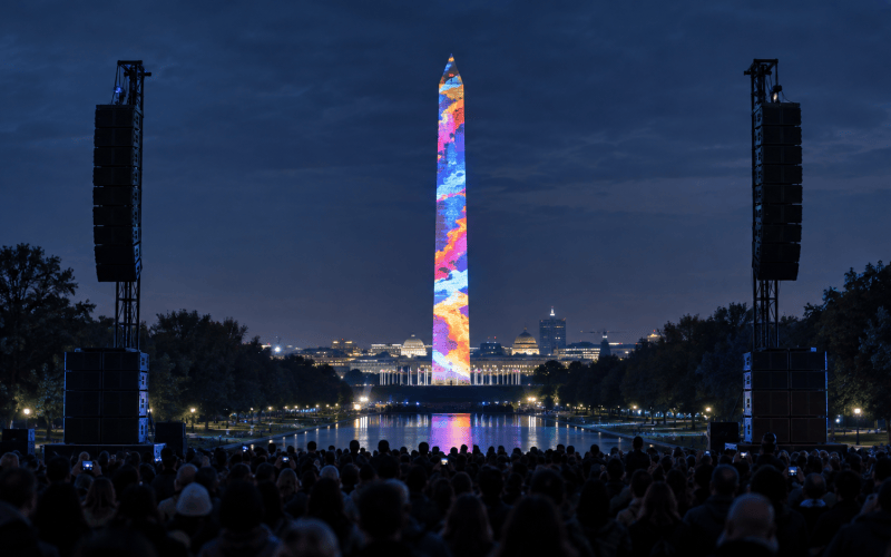 L-Acoustics System Powers Freedom 250 Spectacle At Washington Monument